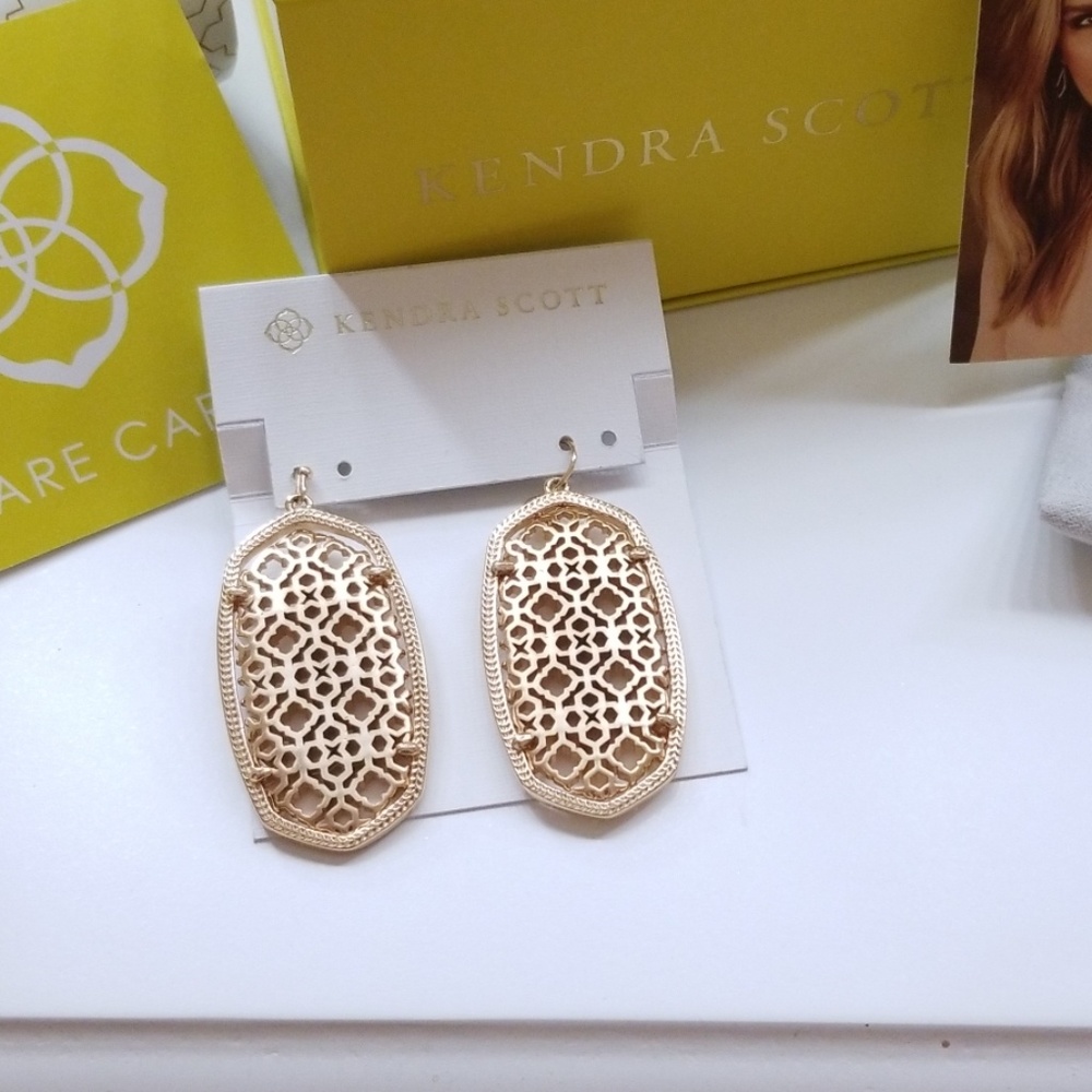 Kendra Scott Rose Gold Filagree Danielle